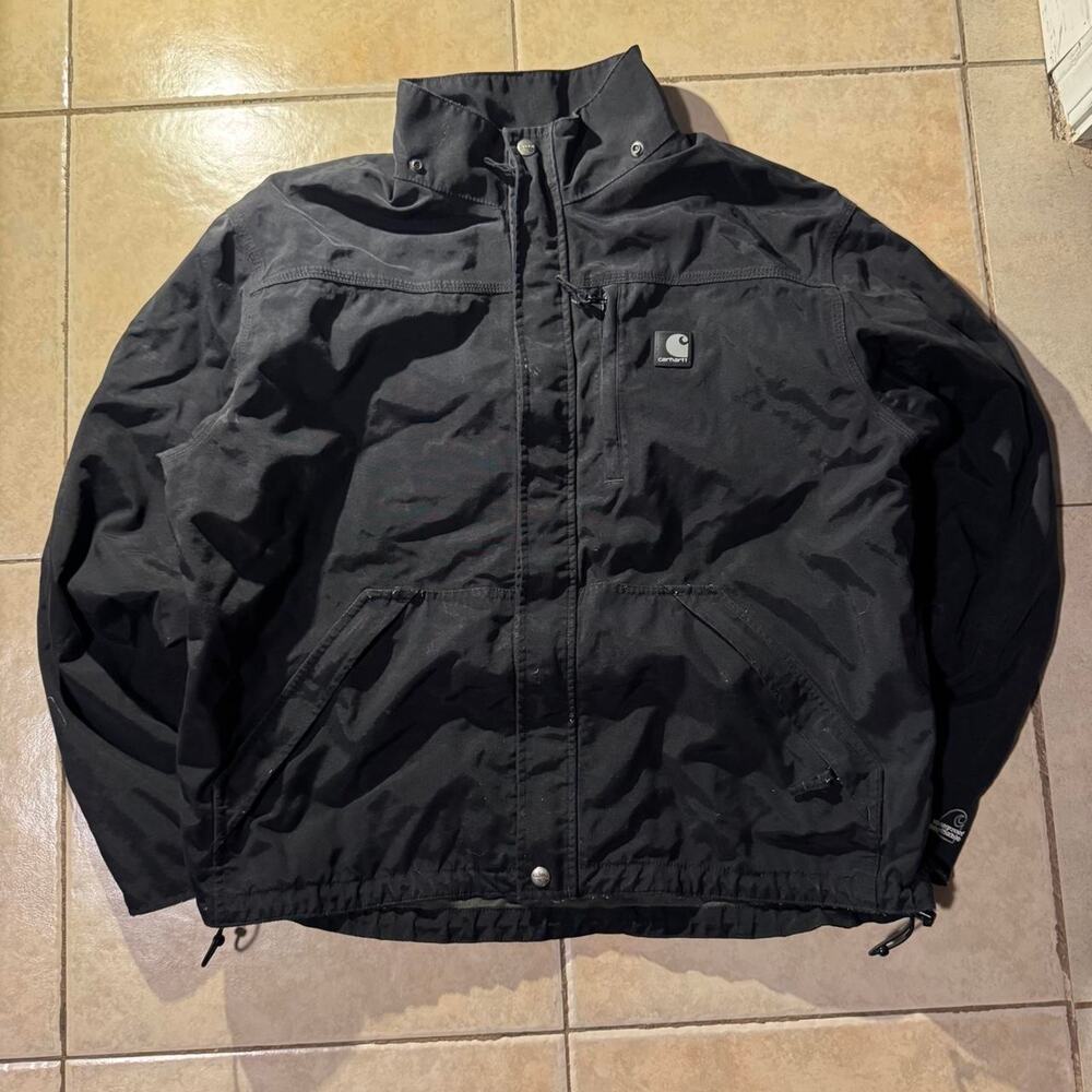 Vintage carhartt black nylon jacket Size L in womens